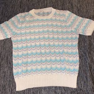 Vintage pastel 80s knit